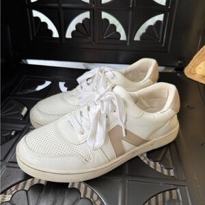 MIA White and Tan Sneakers
